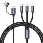 Кабель для заряджання USB A/C-тато/Lightning/Micro/Type-C, 1.5 м