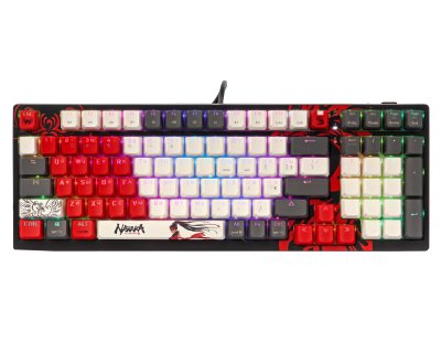 Клавіатура механічна ігрова, USB, RGB підсвічування, BLMS Red Plus Switch (1 з 20)