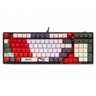 Клавіатура механічна ігрова, USB, RGB підсвічування, BLMS Red Plus Switch