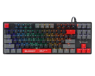 Клавіатура механічна ігрова, USB, RGB підсвічування, BLMS Red Plus Switch (1 з 7)