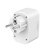 Мережевий ЗП з вбудованою розеткою, 1 USB-A + 1 Type-C (PD20Вт + QC3.0 18Вт), білий (4 из 5)