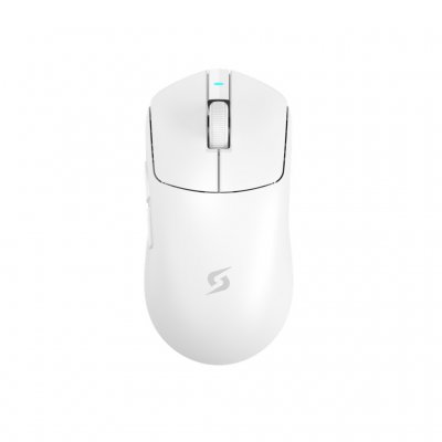 Миша ігрова бездротова Bloody, 2.4 ГГц, вбудований акумулятор, оптична 30 000 CPI, 50M натискань, біла (1 з 23)