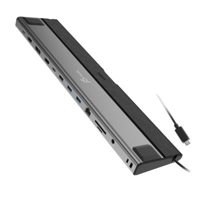 Док станція USB-C 12-в-1 (HDMI/DP/PD/USB-A/USB-C/LAN/картридер/аудіо) (1 з 15)