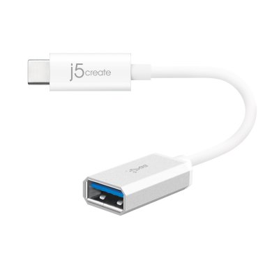 Кабель-адаптер OTG USB 3.1, USB-C тато/USB-A-мамо, 0.1 м (1 з 8)