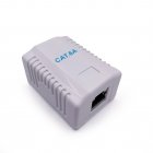 Розетка однопортова з екраном RJ-45, 6A cat, зовнішня