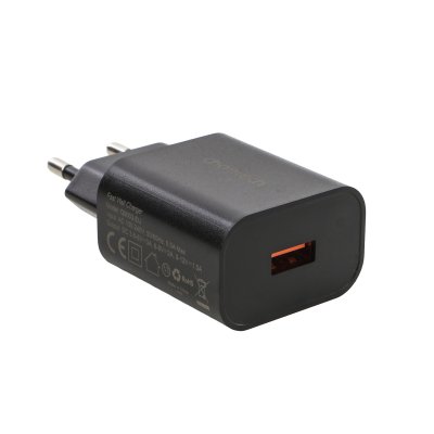 Мережевий зарядний пристрій, USB-A, 18 Вт, QC 3.0 (1 з 3)