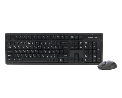 Комплект бездротовий Fstyler клавіатура+миша безшумна, USB (1 з 5)