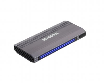 Зовнішня кишеня M.2 (NVMe), USB 3.1 Gen2, RGB-підсвічування, сіра (1 з 5)