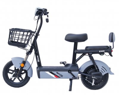 Електроскутер, 500 Вт, сірий (1 з 12)