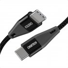 Кабель USB 2.0, Power Delivery (PD) 100 Ватт, C-тато/C-тато, 1 м, преміум