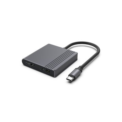 Док станція USB-C 3-в-1 (USB/HDMI/PD), сірий (1 з 6)