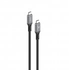 Кабель USB4 40Gbps, 240W(48V5A), 8K60Hz, C-тато/C-тато, 0,3 м, преміум
