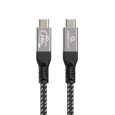 Кабель USB4 40Gbps, 240W(48V5A), 8K60Hz, C-тато/C-тато, 0,5 м, преміум (1 з 3)