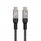 Кабель USB4 40Gbps, 240W(48V5A), 8K60Hz, C-тато/C-тато, 0,5 м, преміум